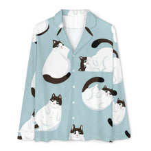 Charger l'image dans la galerie, Pyjama Homme Personnalisé | Ensemble Chic Style Col Cubain