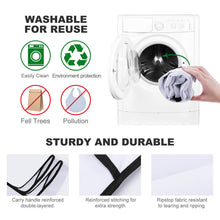 Charger l'image dans la galerie, Sac Courses Pliable Ripstop Personnalisé | Tote Bag 18kg