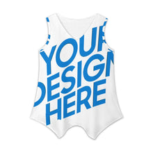Charger l'image dans la galerie, Débardeurs à col en v pour femmes BBX été sans manches décontracté coupe ample hauts fluides personnalisé avec photo texte prénom