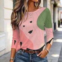 Charger l'image dans la galerie, T-shirt manches longues personnalisable col rond femme