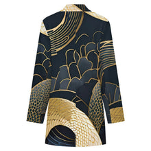 Charger l'image dans la galerie, Robe blazer cintrée à double boutonnage personnalisable pour femme
