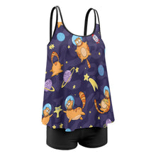 Charger l'image dans la galerie, Tankini Jupe avec Shorty : Maillot de Bain Robe Couvrant & Confort