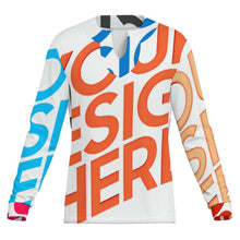 Charger l'image dans la galerie, T-shirt homme en soie glacée à séchage rapide avec col en V irrégulier MWL698 personnalisée avec prénom motif texte (conception multi-images)