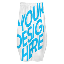 Charger l'image dans la galerie, Pantalon large taille haute pour femme SZK personnalisé avec photo texte prénom (conception une image)