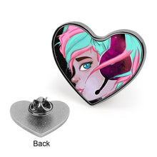 Charger l'image dans la galerie, Pin's Cœur Personnalisé en Métal | Broche Photo Romantique