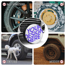 Charger l'image dans la galerie, Housse de pneu de voiture personnalisé avec photo prénom image motif texte logo