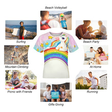 Charger l'image dans la galerie, Children's T-shirt Rainbow, Unicorn, Cartoon