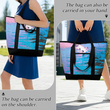 Charger l'image dans la galerie, Cabas de Courses Isotherme Personnalisé en Toile Oxford Grande Capacité