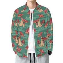 Charger l'image dans la galerie, Veste Zippée Col Rond Personnalisée | Style Bomber & Manches Raglan