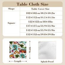 Charger l'image dans la galerie, Nappe Carrée Personnalisée | Tissu Oxford Imperméable & Anti-Taches