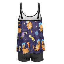 Charger l'image dans la galerie, Tankini Jupe avec Shorty : Maillot de Bain Robe Couvrant & Confort