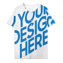 Charger l'image dans la galerie, T-shirt col Henley manches courtes homme OMDT09 personnalisé avec photo texte prénom (conception une image)