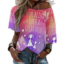 Charger l'image dans la galerie, T-Shirt Col Bateau Ample Femme | Personnalisable | Style & Confort Polyester