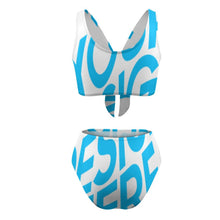 Charger l'image dans la galerie, Maillot de bain bikini taille haute BK2079 personnalisé avec photo texte prénom (conception une image)