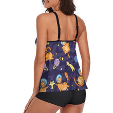 Charger l'image dans la galerie, Tankini Jupe avec Shorty : Maillot de Bain Robe Couvrant & Confort