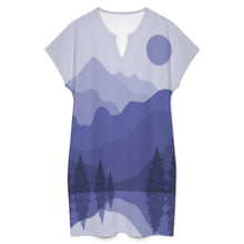 Charger l'image dans la galerie, Robe Casual Femme Personnalisée Col V avec Poches