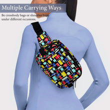 Charger l'image dans la galerie, Sac Banane Carré Personnalisé avec Photo | Double Poche Pratique