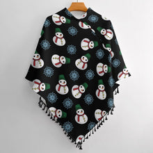 Charger l'image dans la galerie, Poncho à Franges Personnalisable | L'Élégance Chaude & Chic