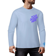 Charger l'image dans la galerie, Pull pour homme 100 % coton imprimé sur la poitrine et les poignets chemise à manches longues de différentes couleurs personnalisée avec prénom motif texte