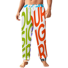 Charger l'image dans la galerie, Pantalon de survêtement élastique pour homme avec poches LM132 tailles S-4XL personnalisée avec prénom motif texte (conception multi-images)
