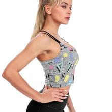 Charger l'image dans la galerie, Débardeur Yoga Court avec Brassière : Crop Top Sport Rembourré
