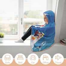 Charger l'image dans la galerie, Couverture à Capuche Personnalisée : Plaid "Portable" Polaire Doux