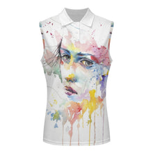 Charger l'image dans la galerie, Polo Femme Sans Manches Personnalisé | Golf & Tennis | Tissu Respirant