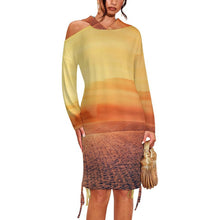 Charger l'image dans la galerie, Robe-Sweat Épaule Dénudée Personnalisable | Cadeau Femme Unique