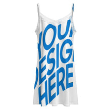 Charger l'image dans la galerie, Pyjama chemise de nuit femme en dentelle LM669 personnalisé avec photo texte prénom