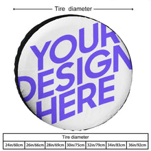 Charger l'image dans la galerie, Housse de pneu de voiture personnalisé avec photo prénom image motif texte logo