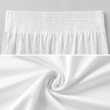 Charger l'image dans la galerie, Jupe Longue Femme Taille Haute Élastique en Soie de Lait avec Imprimé Personnalisé