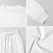 Charger l'image dans la galerie, Ensemble de pyjama à col ras du cou et manches longues pour enfants LM126 personnalisé avec photo texte prénom (conception une image)