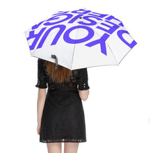 Charger l'image dans la galerie, Y01 Parapluie automatique pliable 3 plis / parapluie de poche (noir collé à l'intérieur / imprimé à l'extérieur) personnalisé avec photo texte prénom