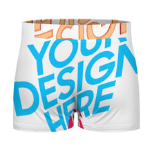 Charger l'image dans la galerie, Boxer homme SDS025 imprimé en pur coton avec large ceinture élastique personnalisé avec photo texte prénom