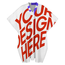 Charger l'image dans la galerie, Peignoir homme col V manches papillon YKL01 personnalisée avec prénom motif texte (conception multi-images)