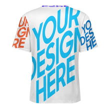 Charger l'image dans la galerie, T-shirt unisexe à col rond côtelé NT T-shirt ajusté à manches courtes personnalisée avec prénom motif texte (conception multi-images)