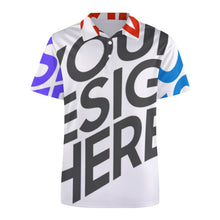 Charger l'image dans la galerie, Polo d'été en soie glacée pour homme B612 personnalisée avec prénom motif texte (conception multi-images)