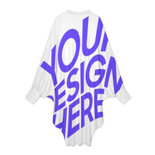 Charger l'image dans la galerie, Robe dolman décontractée à manches longues pour femmes WQ grande taille coupe ample personnalisé avec photo texte prénom