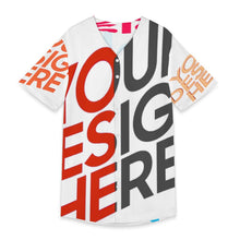 Charger l'image dans la galerie, T-shirt de baseball classique à manches courtes pour hommes GEJ avec boutons personnalisée avec prénom motif texte (conception multi-images)