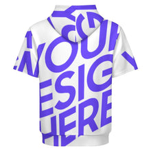 Charger l'image dans la galerie, Sweat à capuche unisexe à manches courtes LM250 personnalisé avec photo texte prénom (conception une image)