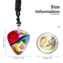Charger l'image dans la galerie, Collier Médiator de Guitare Personnalisable | Pendentif Musique sur Cordon Noir