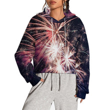 Charger l'image dans la galerie, Sweat à Capuche Court Femme Personnalisable | Cadeau Photo Unique