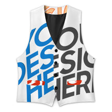 Charger l'image dans la galerie, Gilet de costume homme LTM00296 personnalisée avec prénom motif texte (conception multi-images)