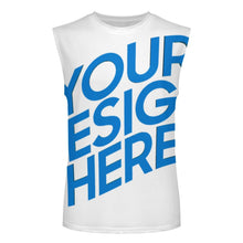 Charger l'image dans la galerie, Débardeur homme / T-shirt sans manches A66K personnalisé avec photo texte prénom (conception une image)