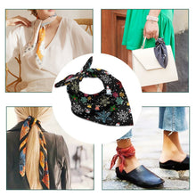 Charger l'image dans la galerie, Foulard Carré Soie Imitation | Doux, Polyvalent & Personnalisable (46/60cm)