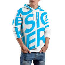 Charger l'image dans la galerie, Sweat-shirt ample sans poche AMZ pour unisexe personnalisé avec photo texte prénom (conception une image)