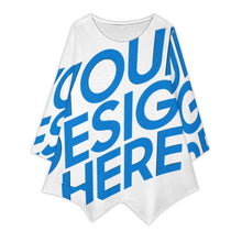 Charger l'image dans la galerie, Ras du cou manches longues imitation lin flammé BYL pour femme personnalisé avec photo texte prénom