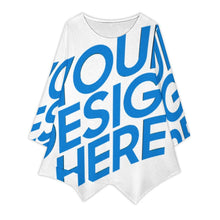 Charger l'image dans la galerie, Ras du cou manches longues imitation lin flammé BYL pour femme personnalisé avec photo texte prénom