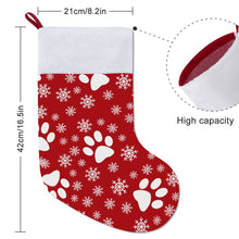 Charger l'image dans la galerie, Chaussette de Noël Rouge Personnalisée | Avec Photo ou Prénom