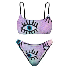 Charger l'image dans la galerie, Bikini Femme Personnalisé | Maillot 2 Pièces Sexy Sans Coques | Séchage Rapide
